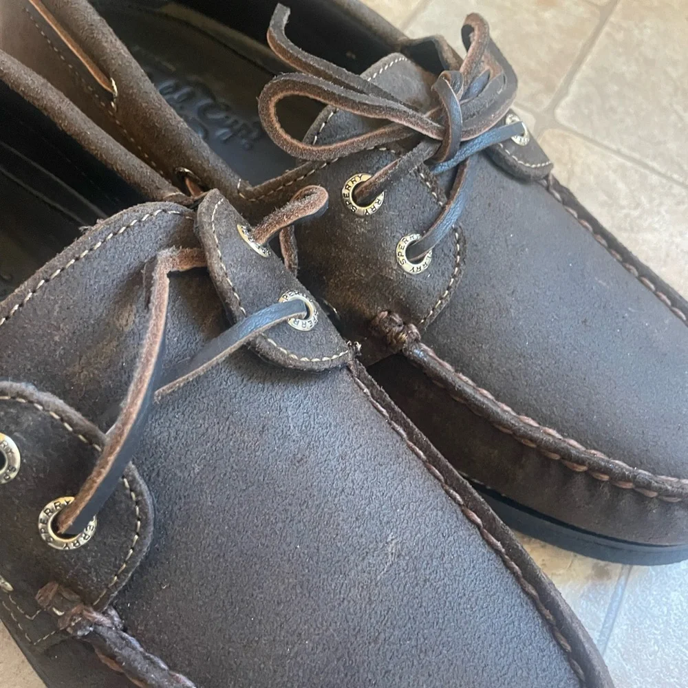 Sperry Gold Cup boat shoes - New. Size 9 - chocolate - Picture 3 of 5